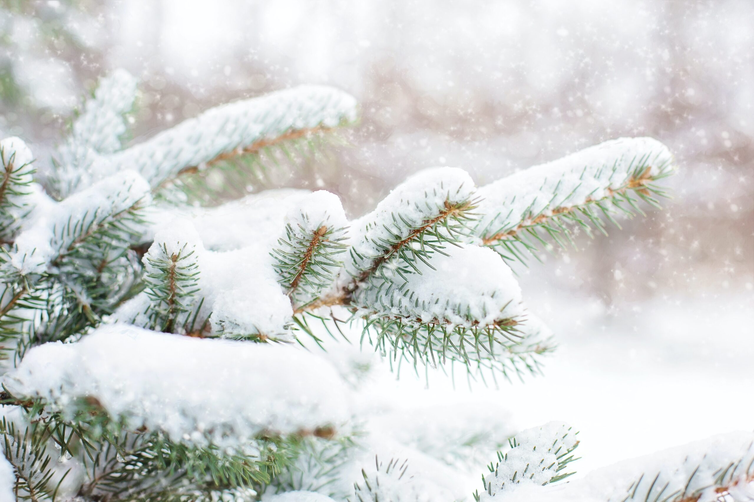 snowing